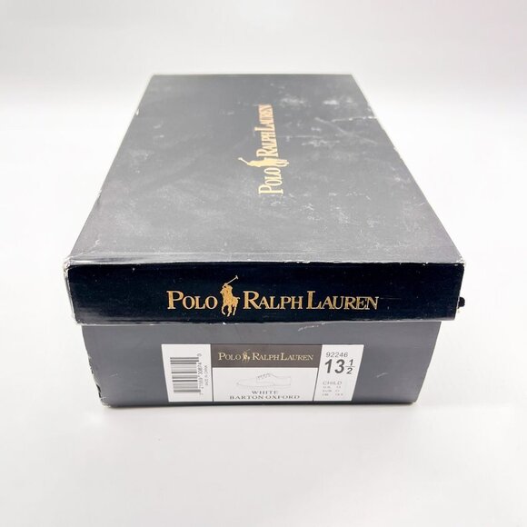 Boys brand new in box Ralph Lauren white buc shoes - Picture 9 of 9
